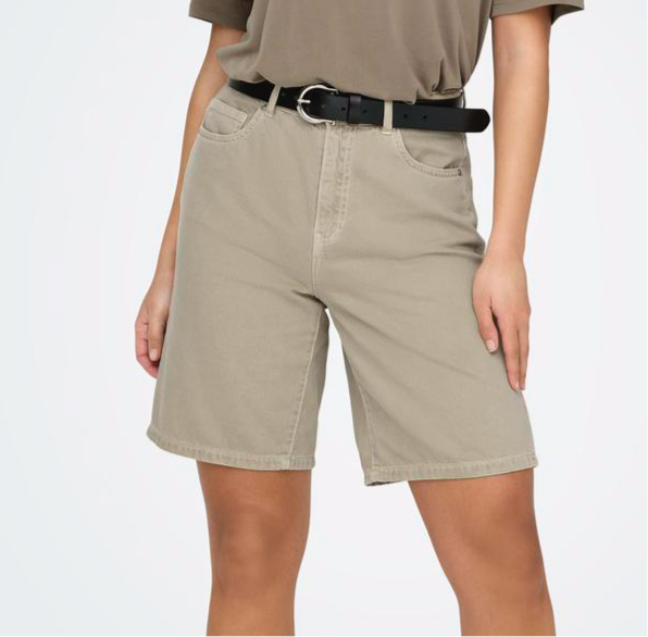 ONLY - BERMUDA SHORTS - SILLA 15327036 - PLAZA TAUPE