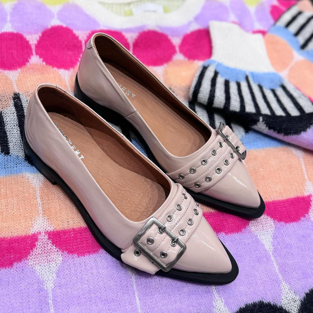 PAVEMENT - BALLERINA - SASO LOW 23185 - TAUPE PATENT