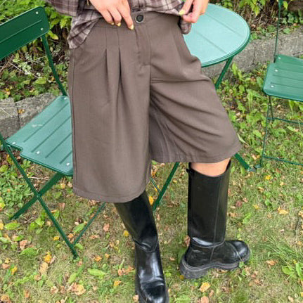 BY LUND - BERMUDA SHORTS - NIKKI P24743-B - BROWN