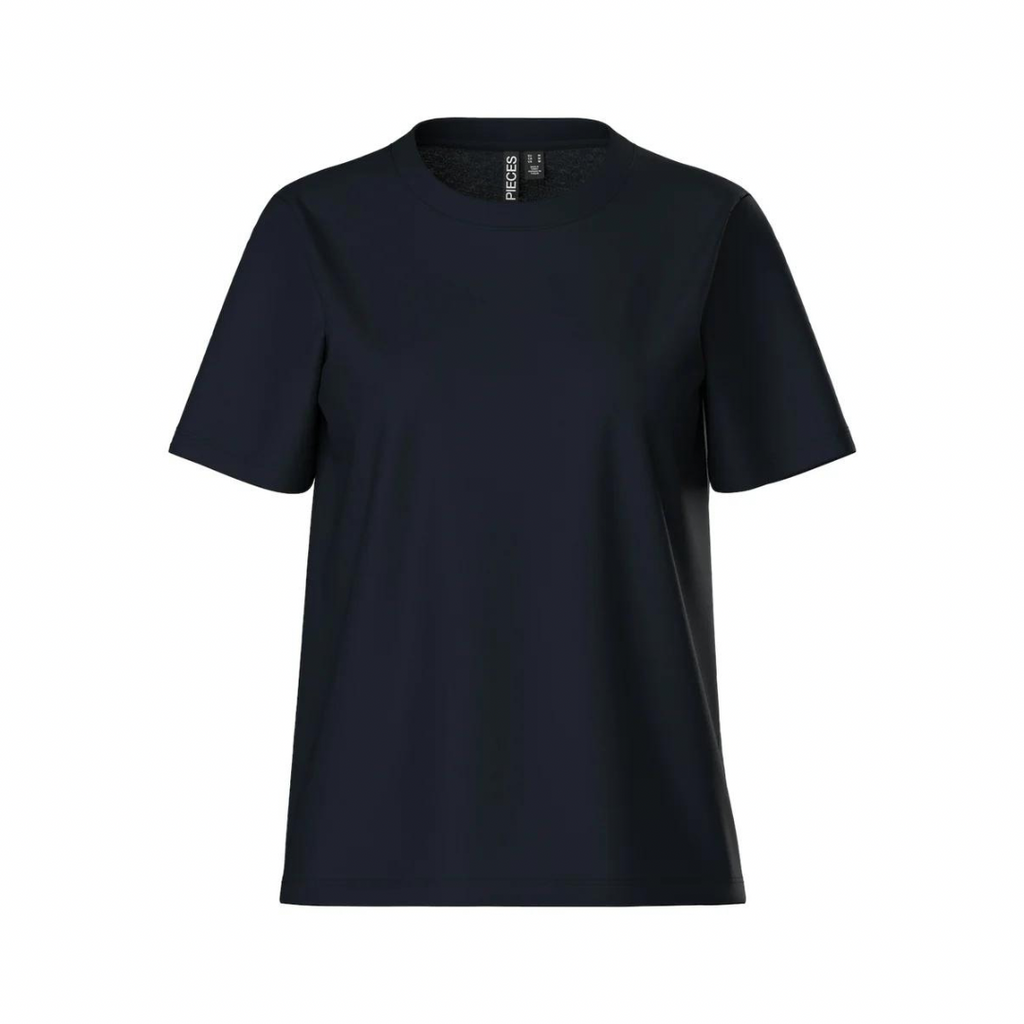 PIECES - T-SHIRT - RIA SOLID 17140802 - SKY CAPTAIN
