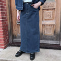 GLOBAL FUNK - DENIM NEDERDEL - JOANCE 60029207 - NAVY PINSTRIPE