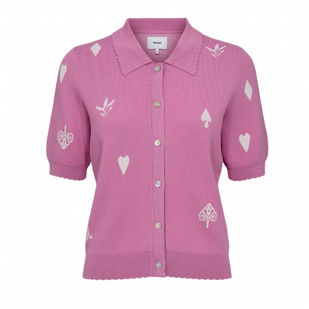 NÜMPH - CARDIGAN - MALITTA 706320 - FUCHSIA PINK