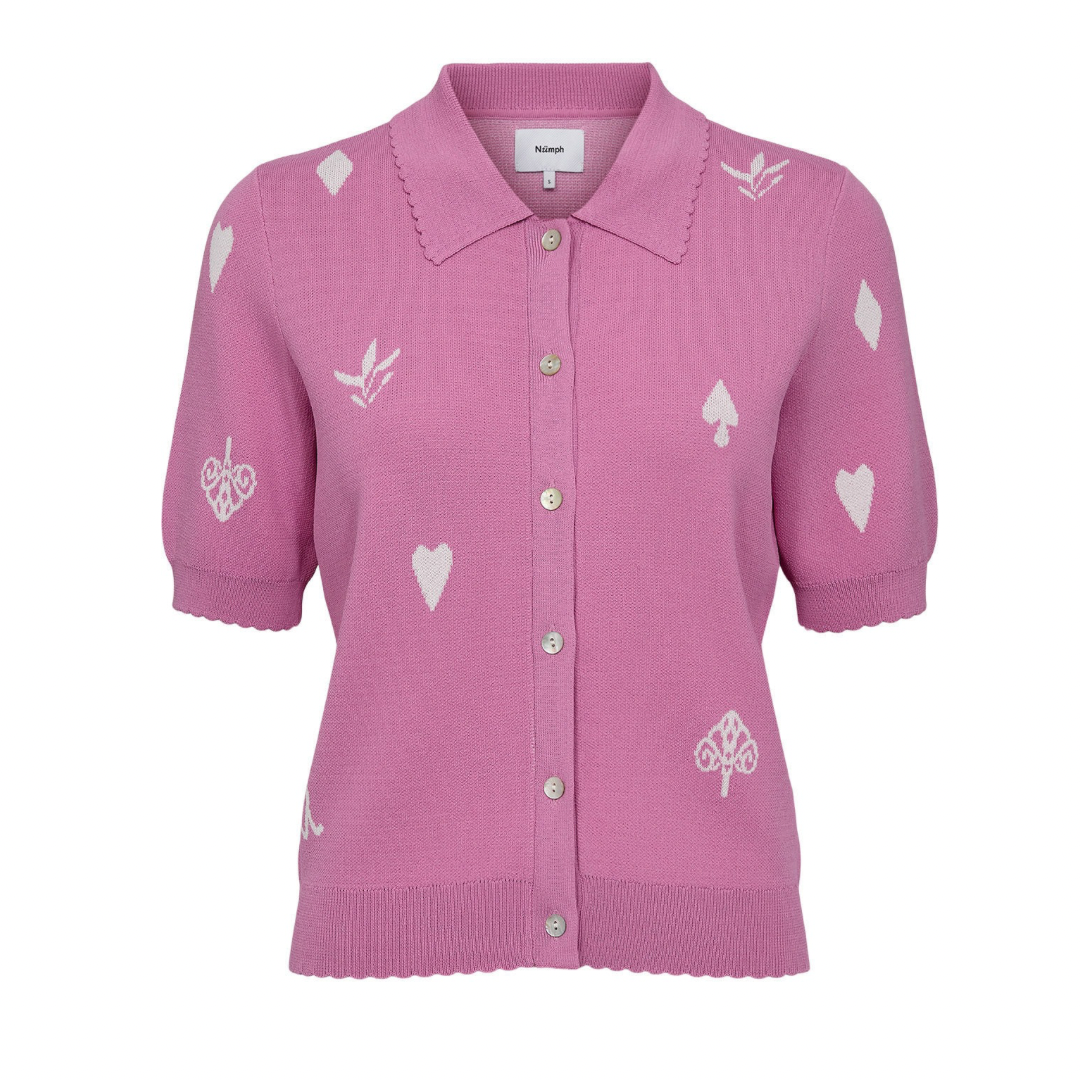 NÜMPH - CARDIGAN - MALITTA 706320 - FUCHSIA PINK