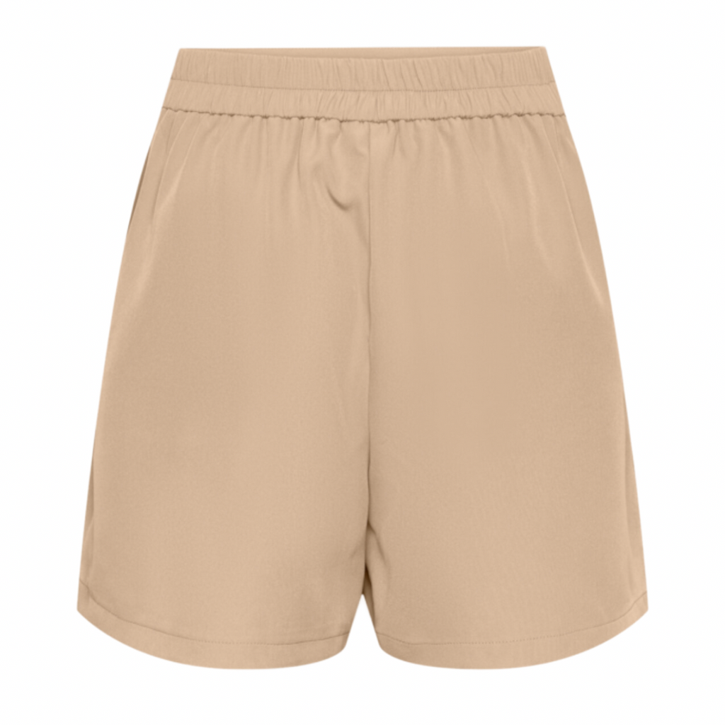 PIECES - SHORTS - BOSSY 17146360 - SILVER MINK