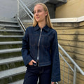 GLOBAL FUNK - JAKKE - DELUA WALEWU 73309971 - DARK UNWASHED DENIM