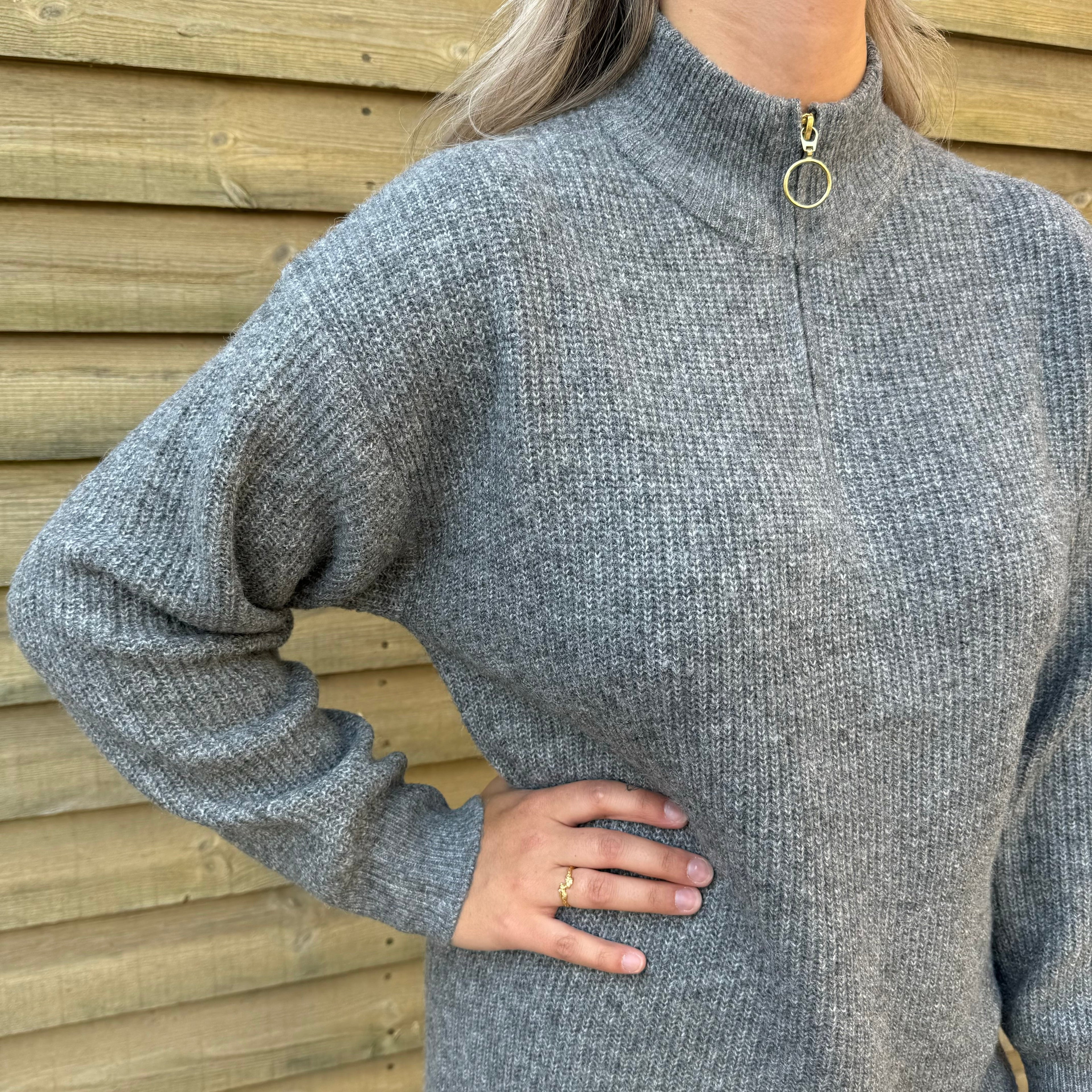 ONLY - STRIKKJOLE - TOKYO 15335831 - DARK GREY MELANGE