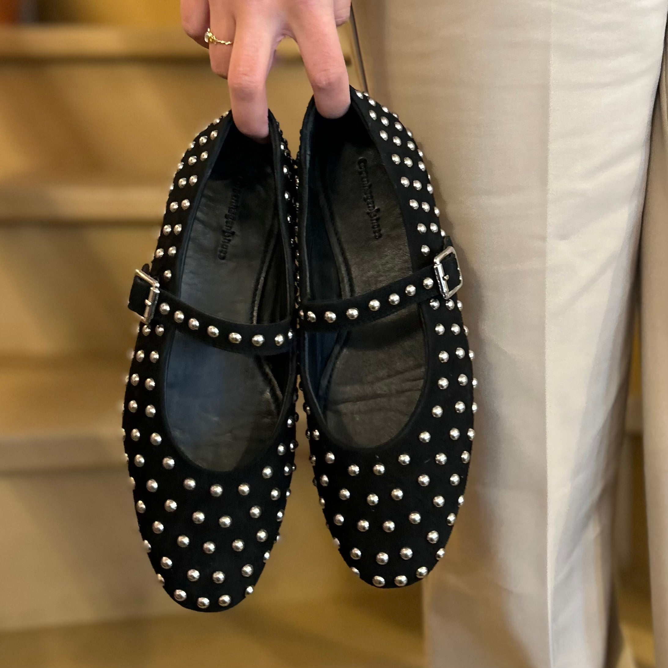 COPENHAGEN SHOES - BALLERINA - FOR A WHILE CS8415 - SORT