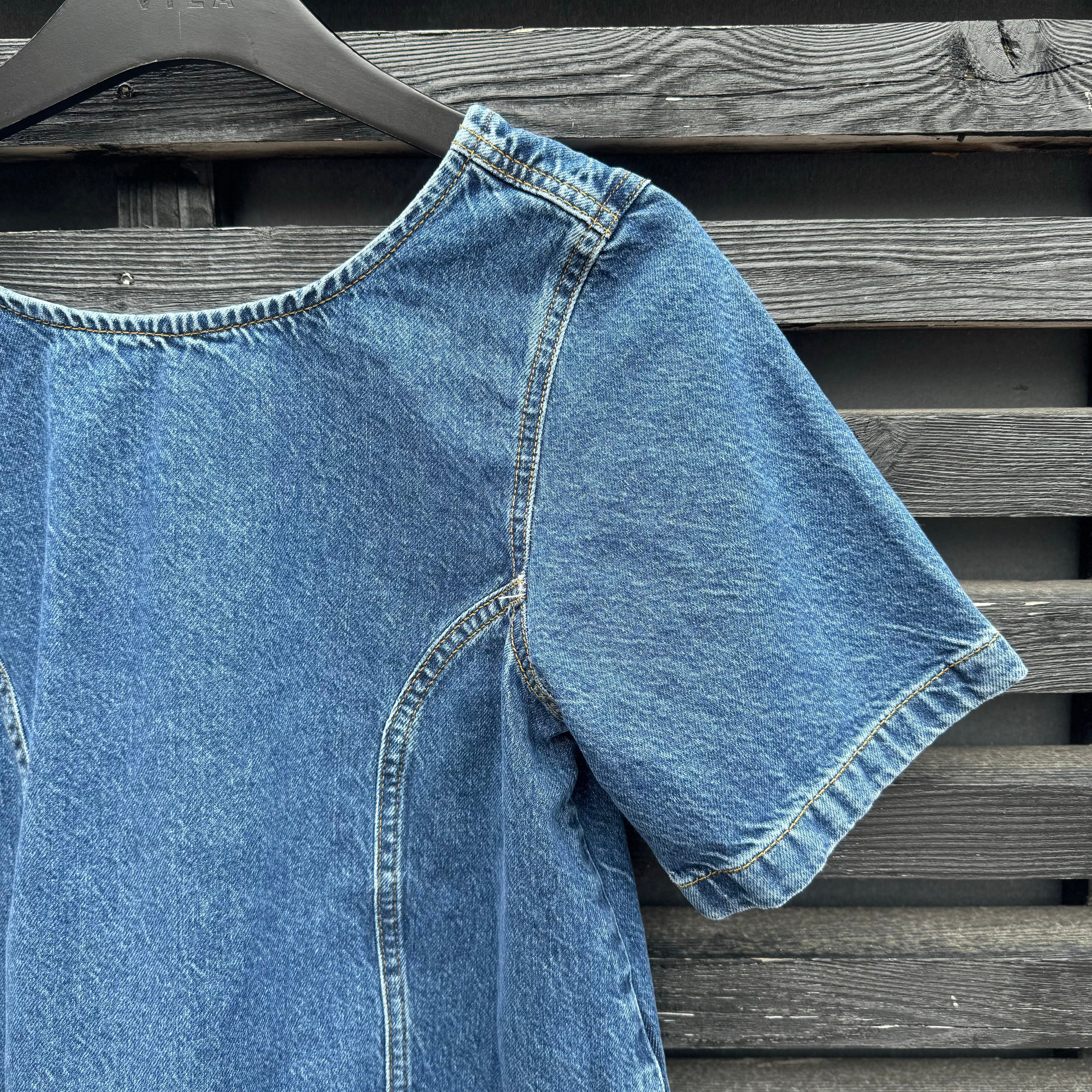 GLOBAL FUNK - TOP - ANANEA 5843044 - VINTAGE BLUE WASH