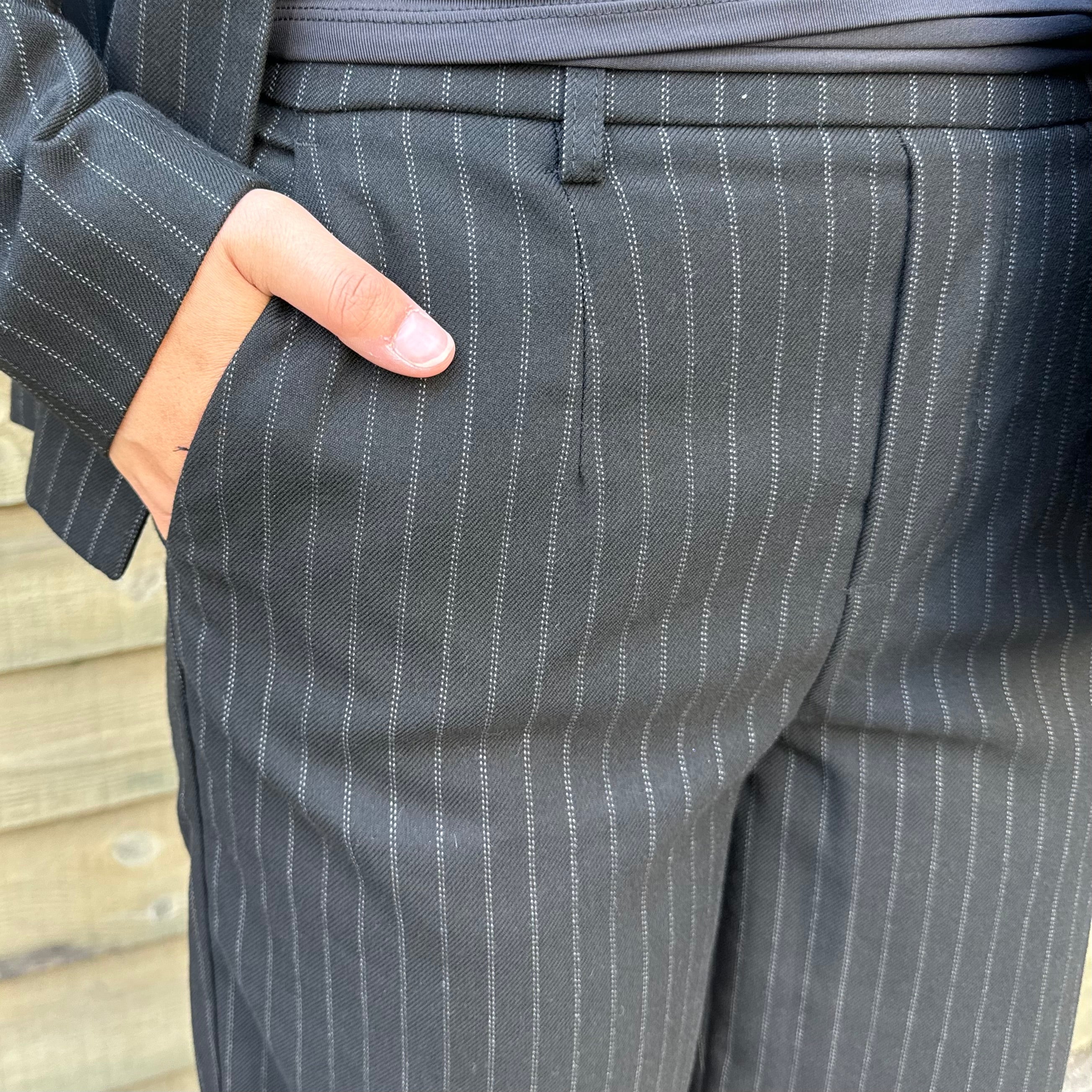 OBJECT - BUKS - LISA 23040544 - BLACK/GREY STRIPES