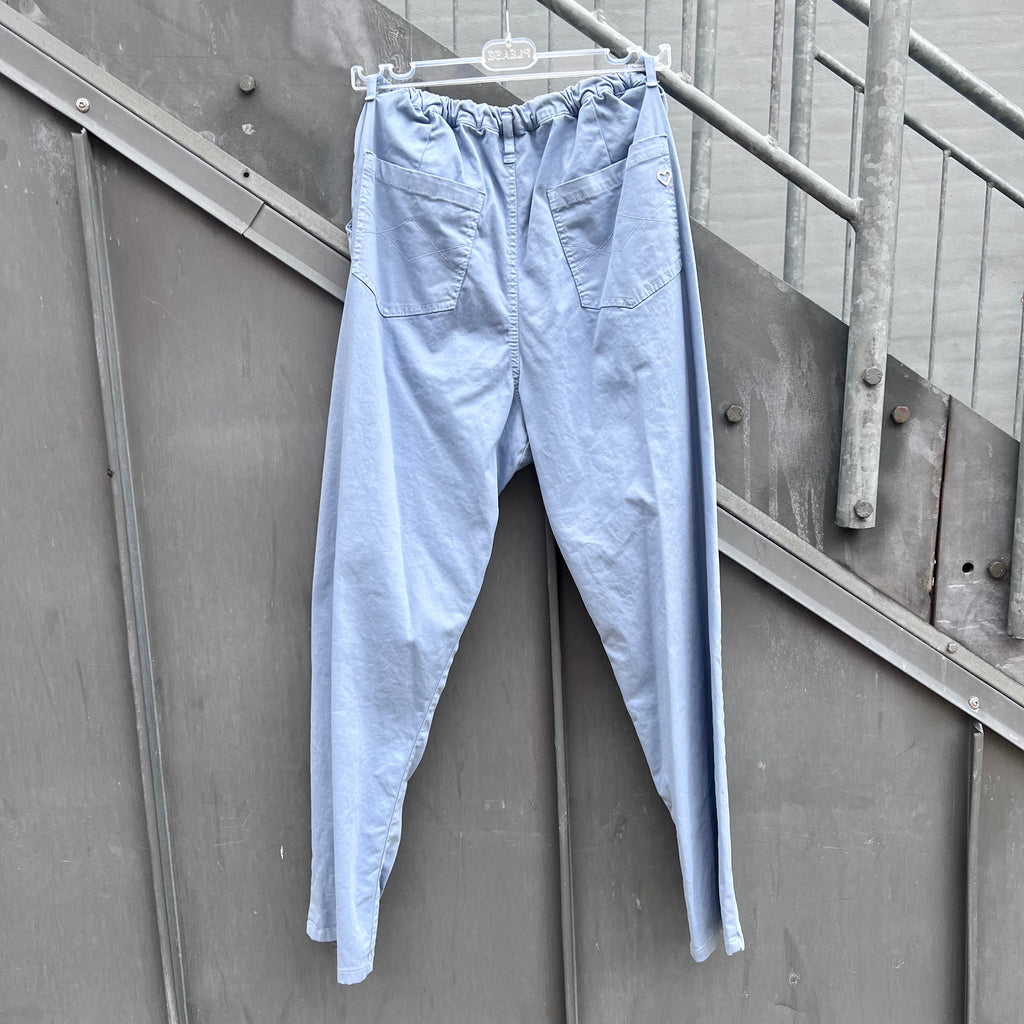 PLEASE - JEANS - CARROT COTTON - ZEN BLU