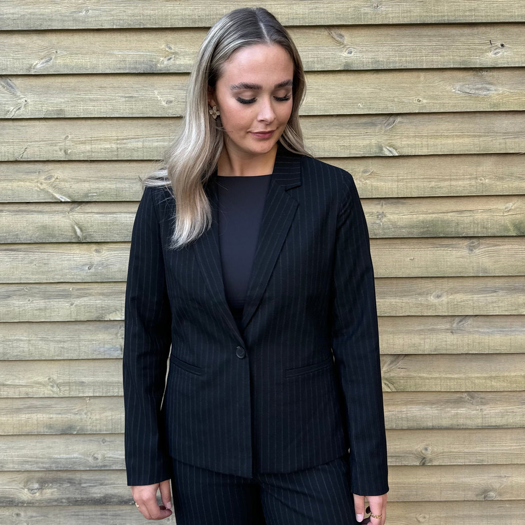 OBJECT - BLAZER - LISA 23044564 -  BLACK/GREY STRIPES