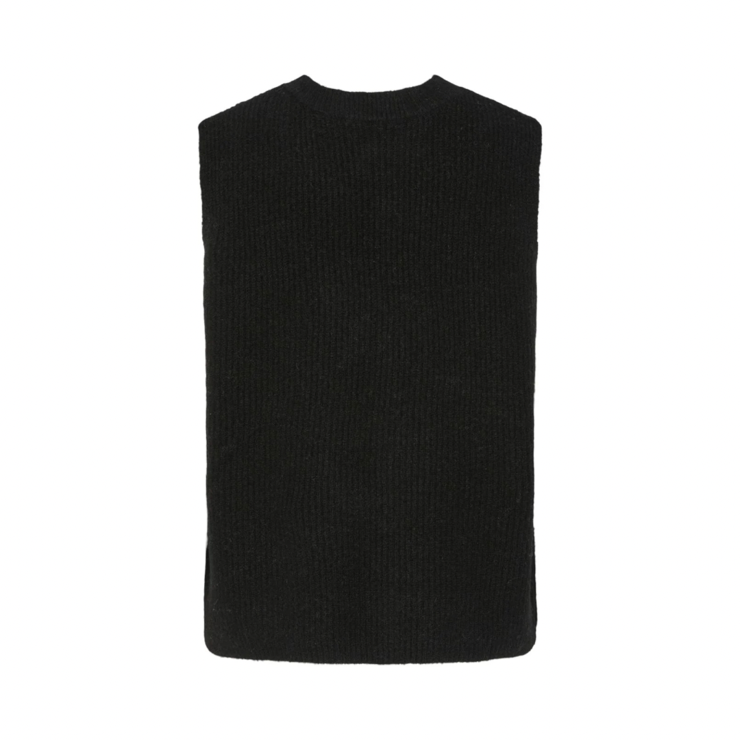 PIECES - VEST - SILLY 17156680 - SORT