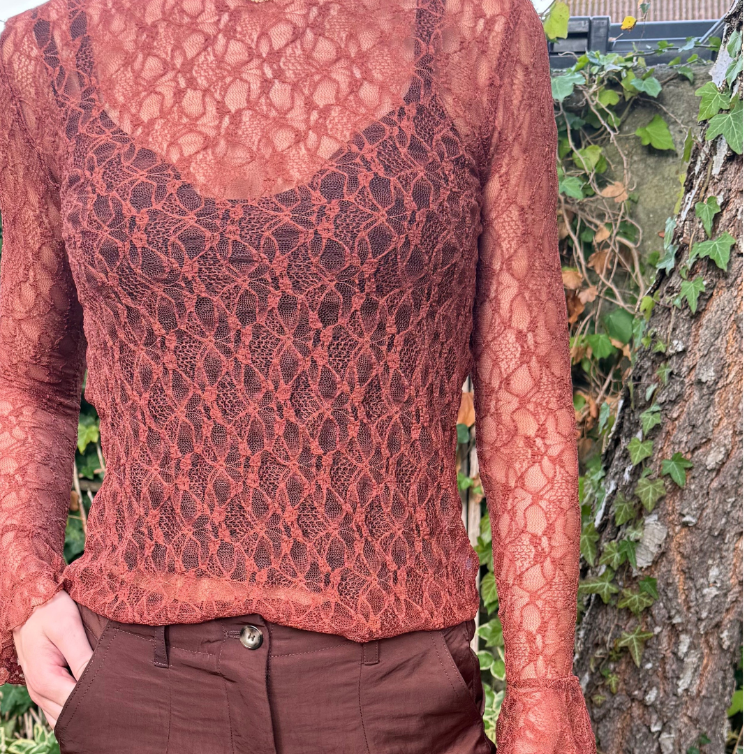 BY LUND - BLONDE BLUSE - OLIVIA CY24219 - BURNED CARAMEL