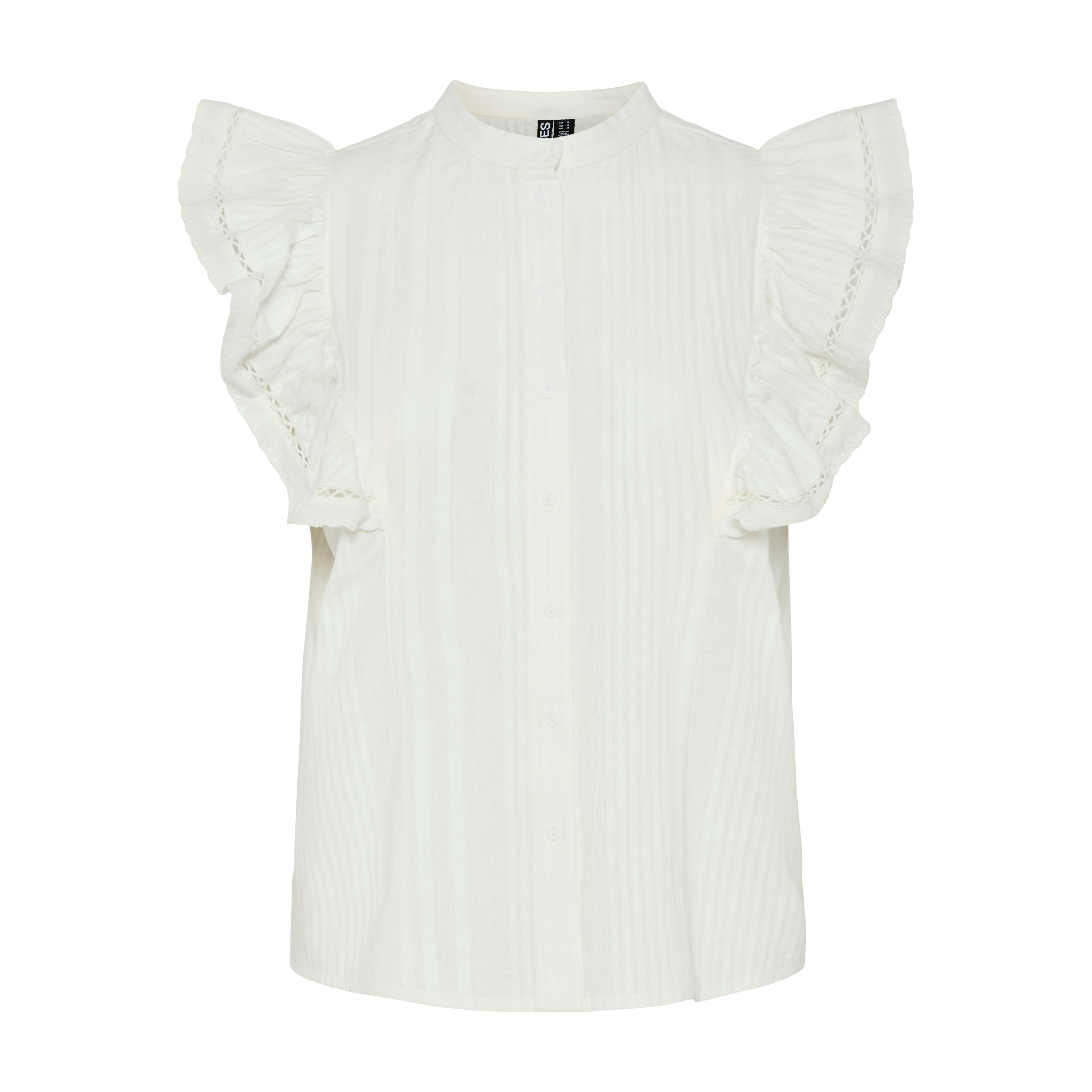 PIECES - TOP - SIKKA 17156363 - CLOUD DANCER