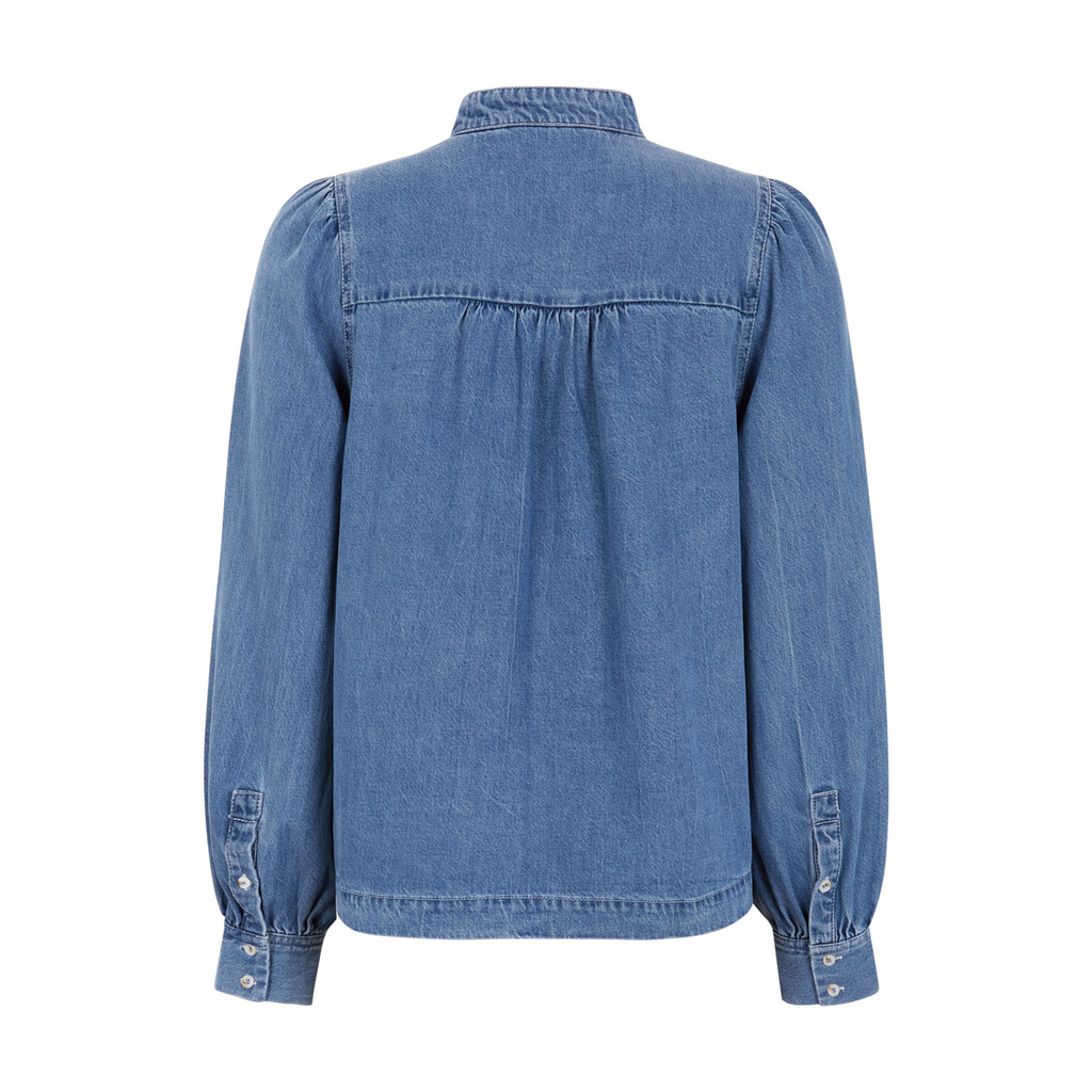 SOFT REBELS - BLUSE - CHRISTY SR225-806 - GREYISH LIGHT BLUE