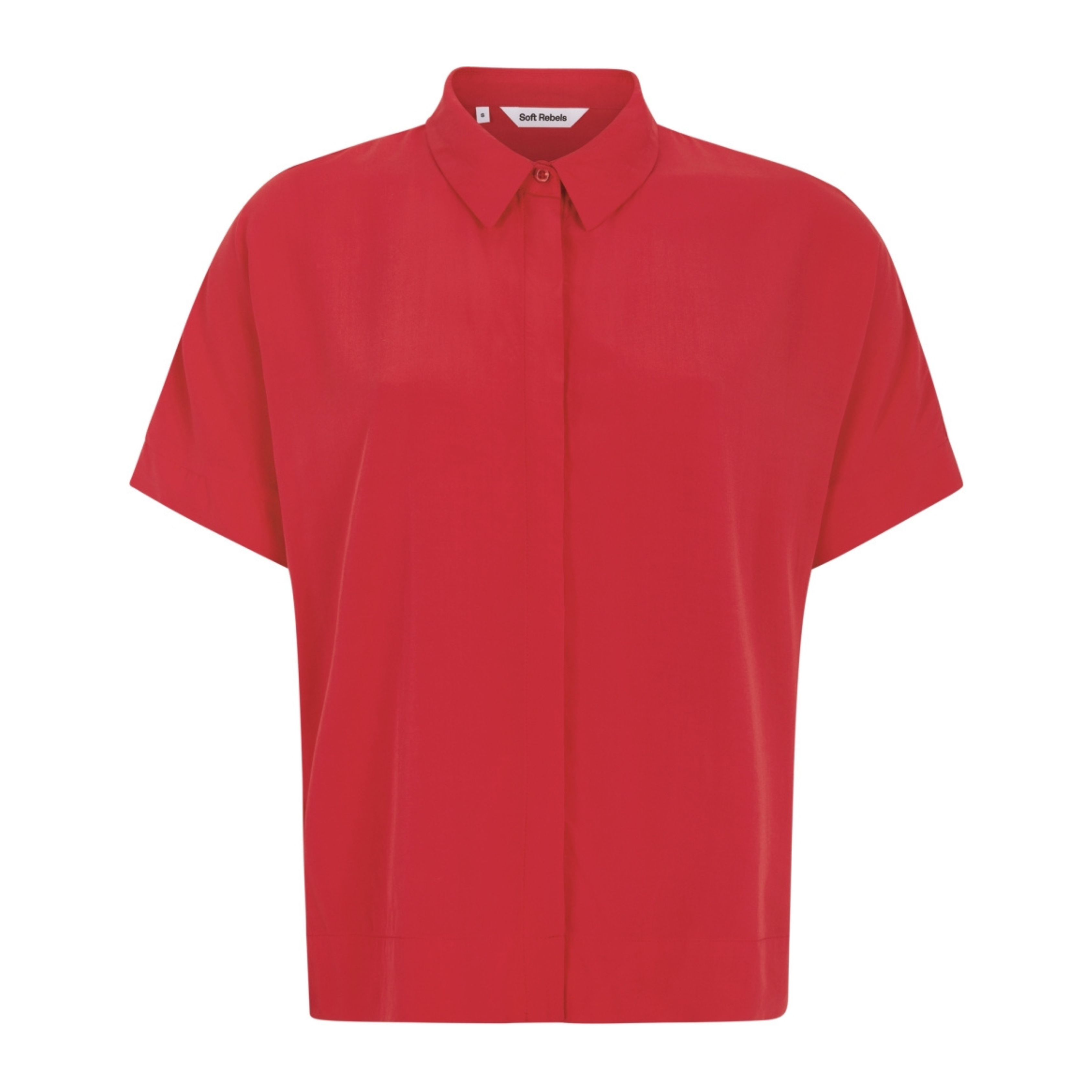 SOFT REBELS - SKJORTE - FREEDOM SR321-747 - RACING RED