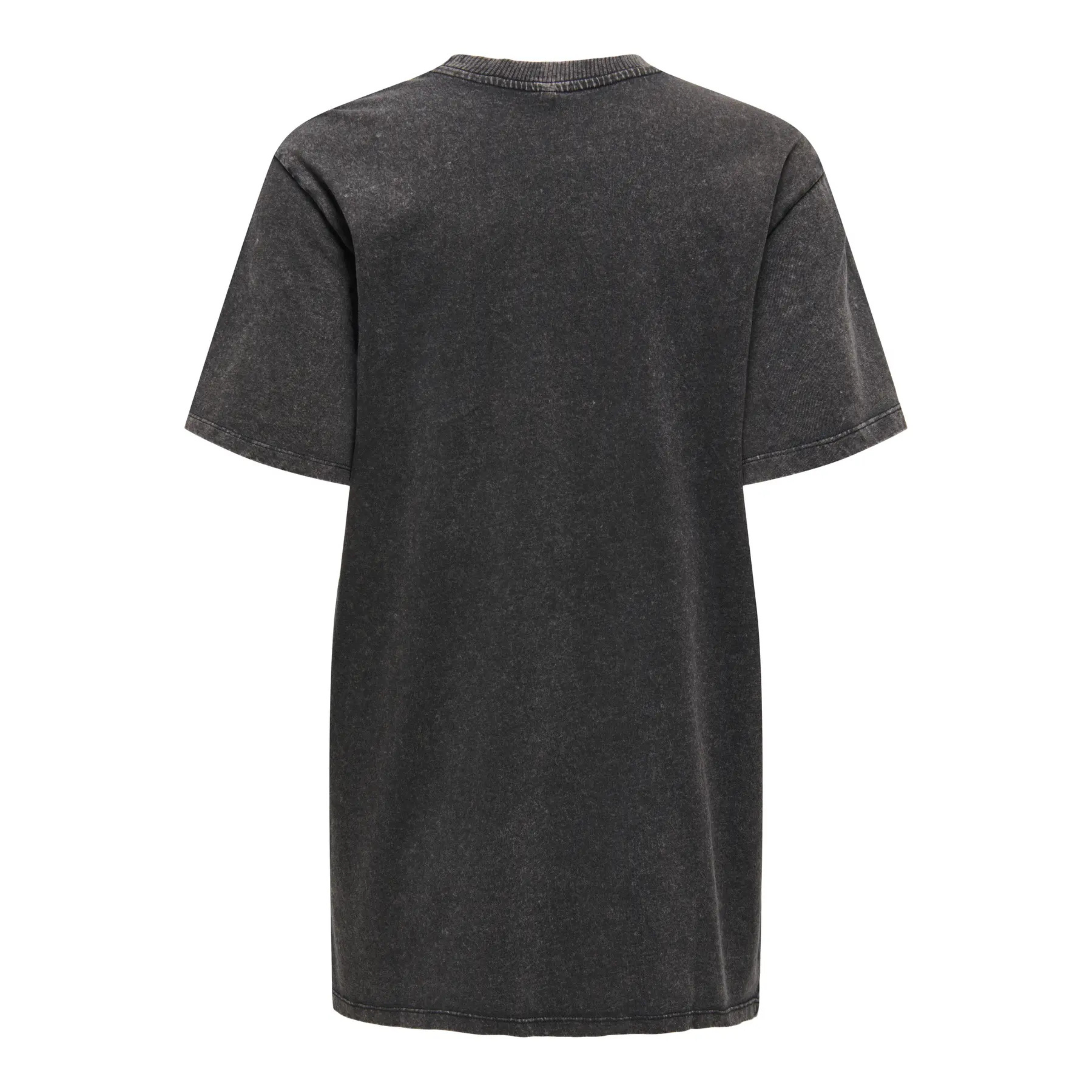 ONLY - T-SHIRT - WENDY 15350545 - BLACK/WASHED STRAWBERRY