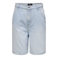 ONLY - SHORTS - GIA 15344282 - LIGHT BLUE DENIM/WHITE STRIPES
