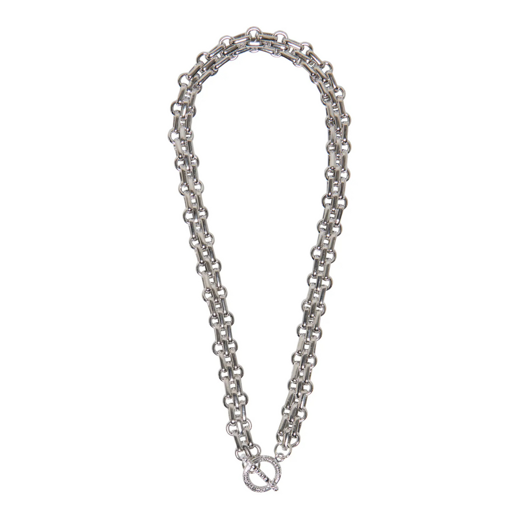 ONLY - HALSKÆDE - RIKKA CHUNKY 15371768 - SØLVFARVET