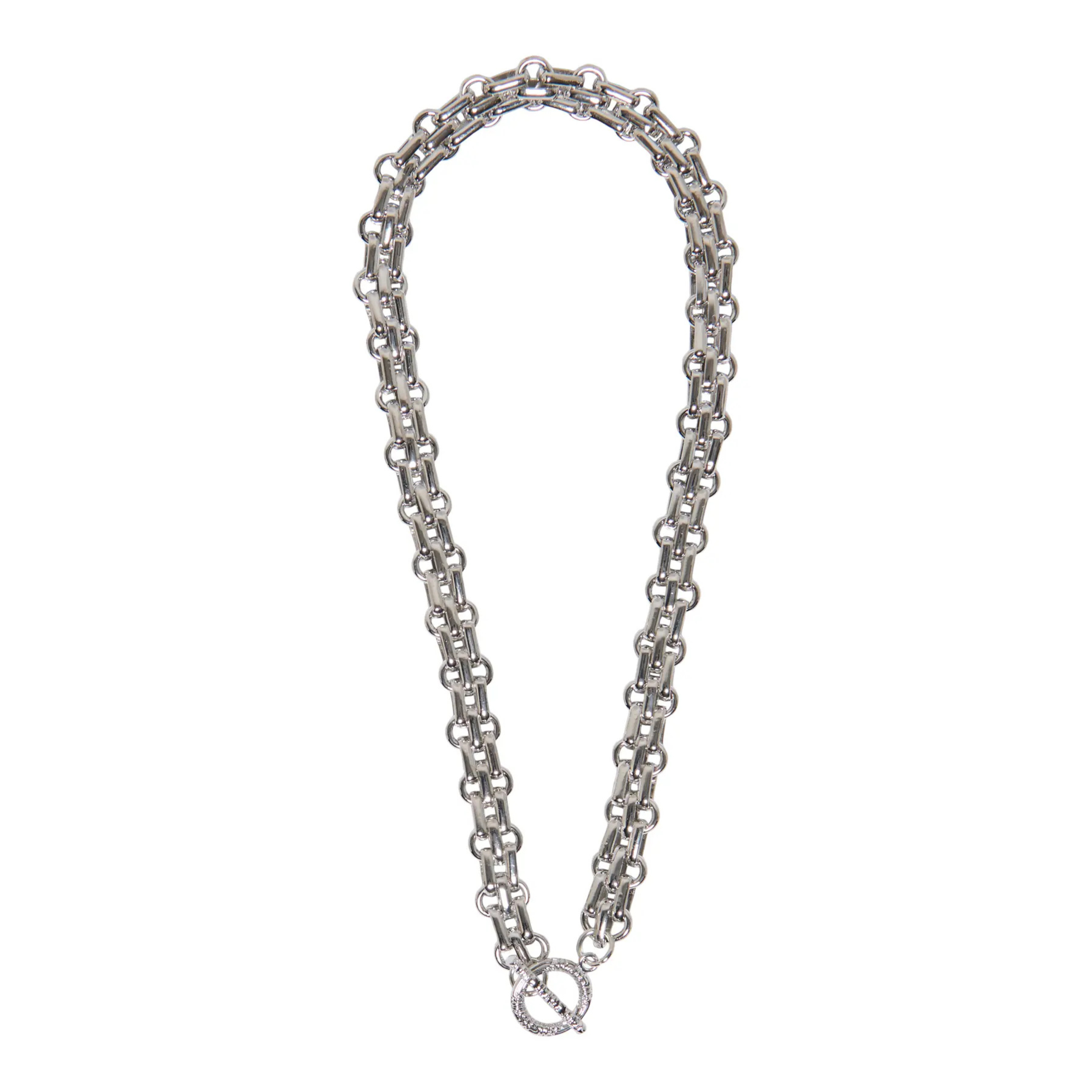 ONLY - HALSKÆDE - RIKKA CHUNKY 15371768 - SØLVFARVET