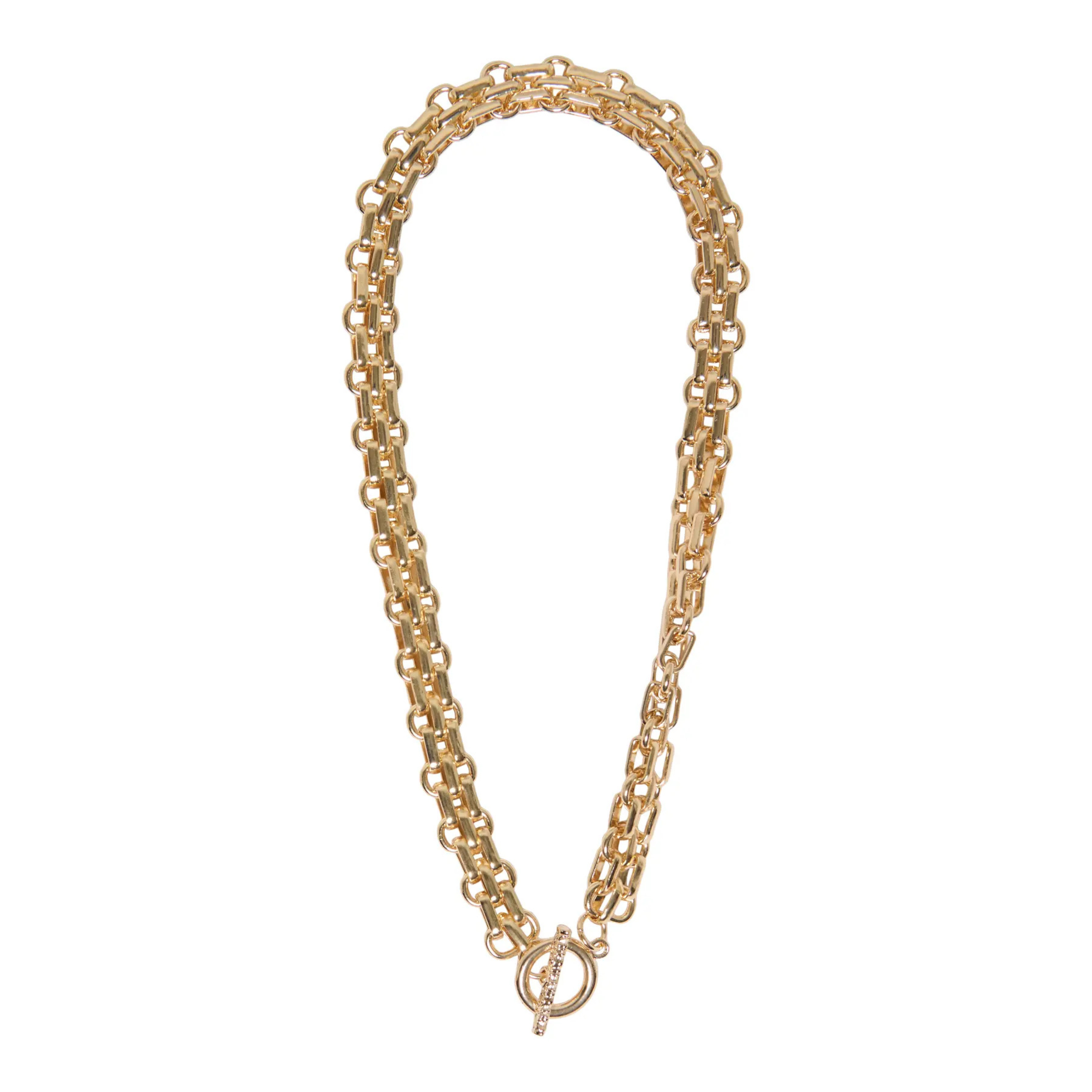 ONLY - HALSKÆDE - RIKKA CHUNKY 15371768 - GULDFARVET