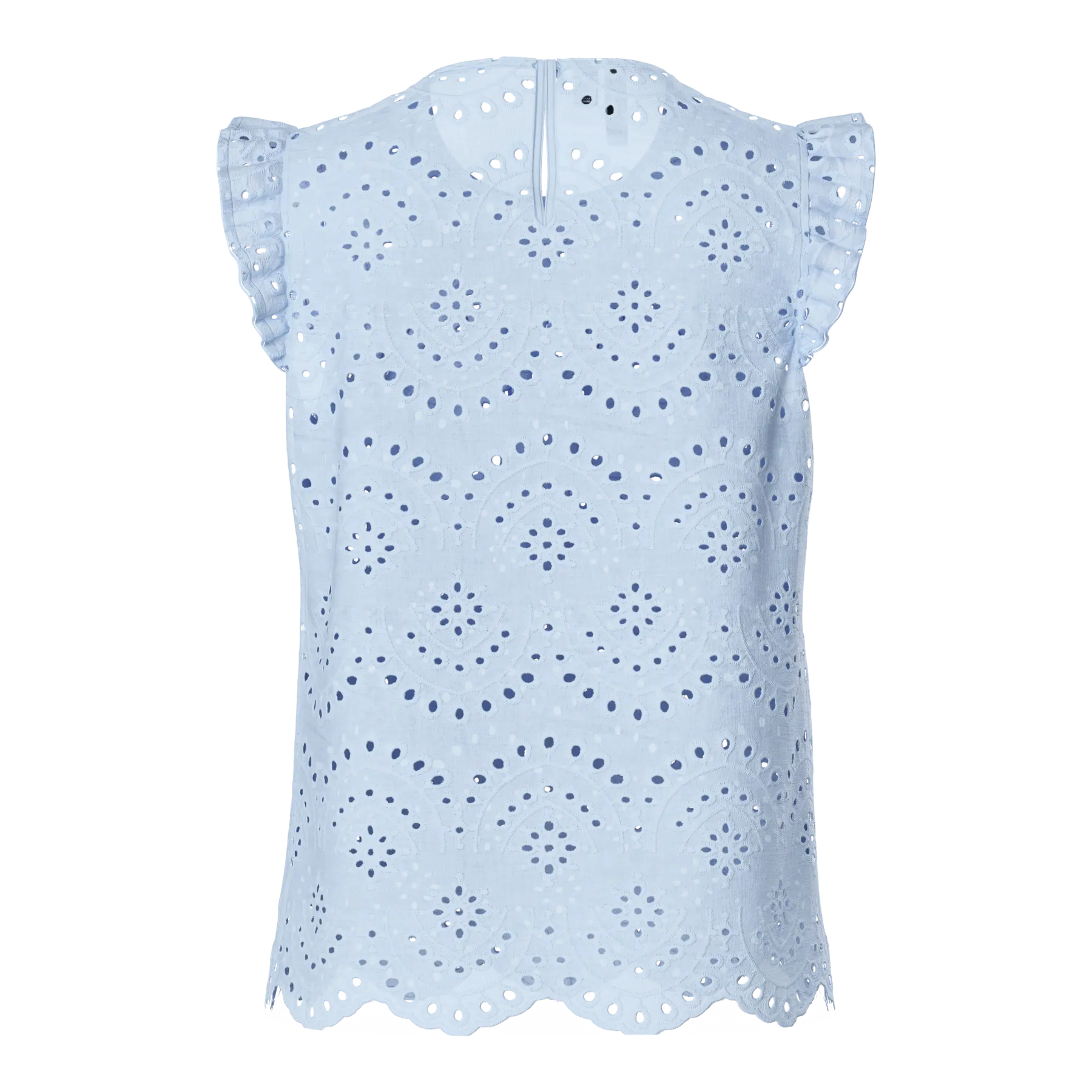 PIECES - TOP - VILDE 17154746 - CASHMERE BLUE