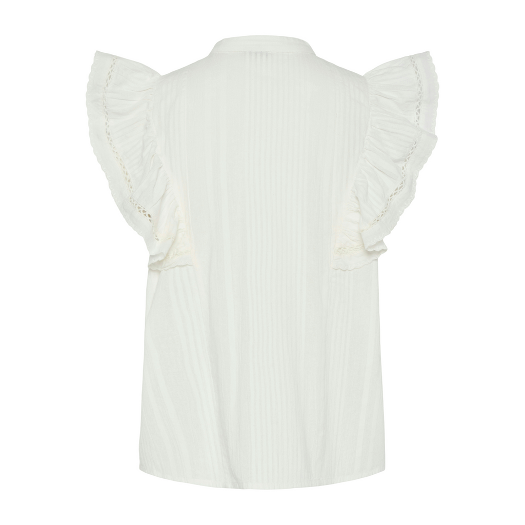 PIECES - TOP - SIKKA 17156363 - CLOUD DANCER