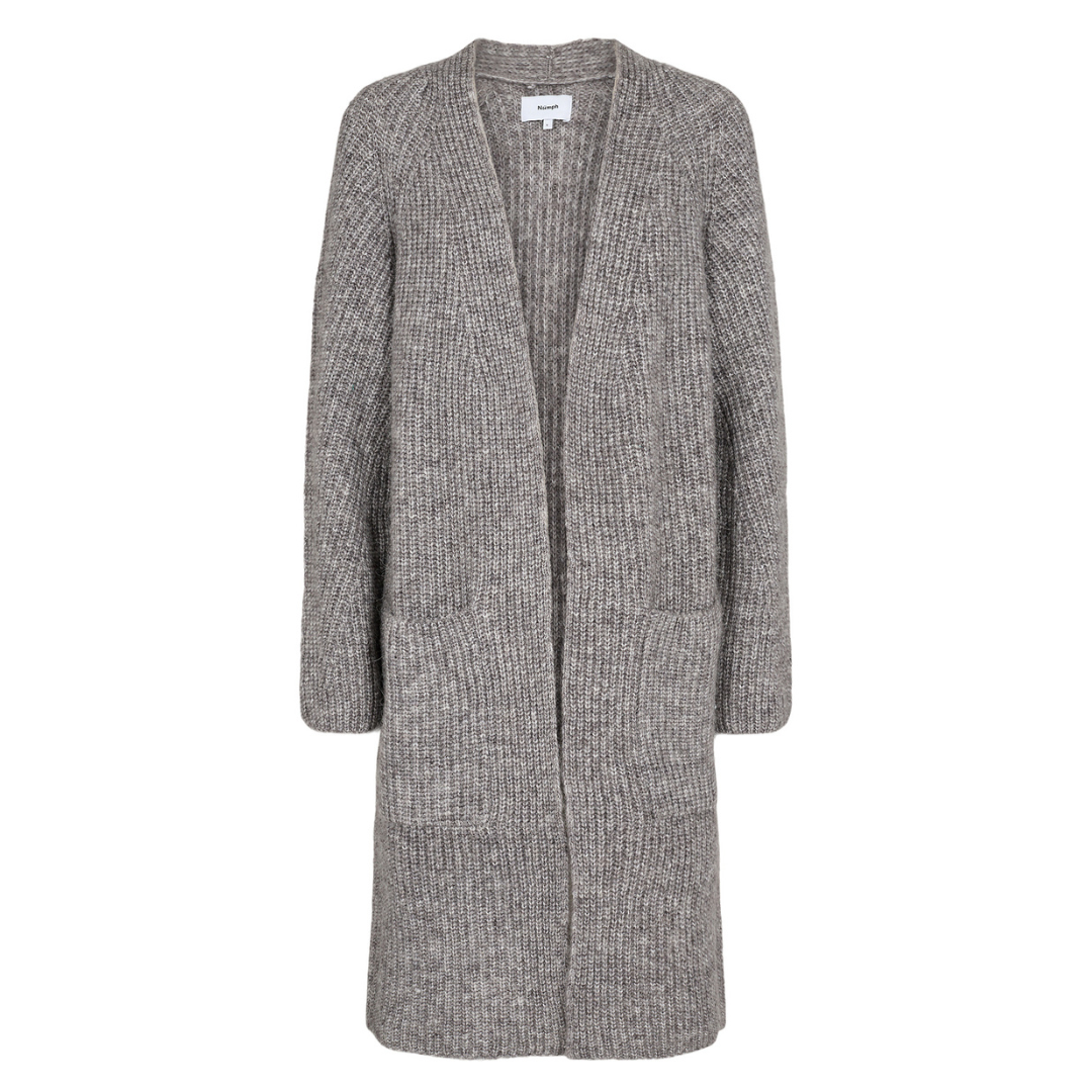 NÜMPH - CARDIGAN - ZINDI 703357 - STORM FRONT MELANGE