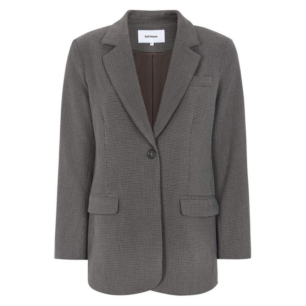 SOFT REBELS - BLAZER - MAHA SR525-732 - COFFE QUARTZ