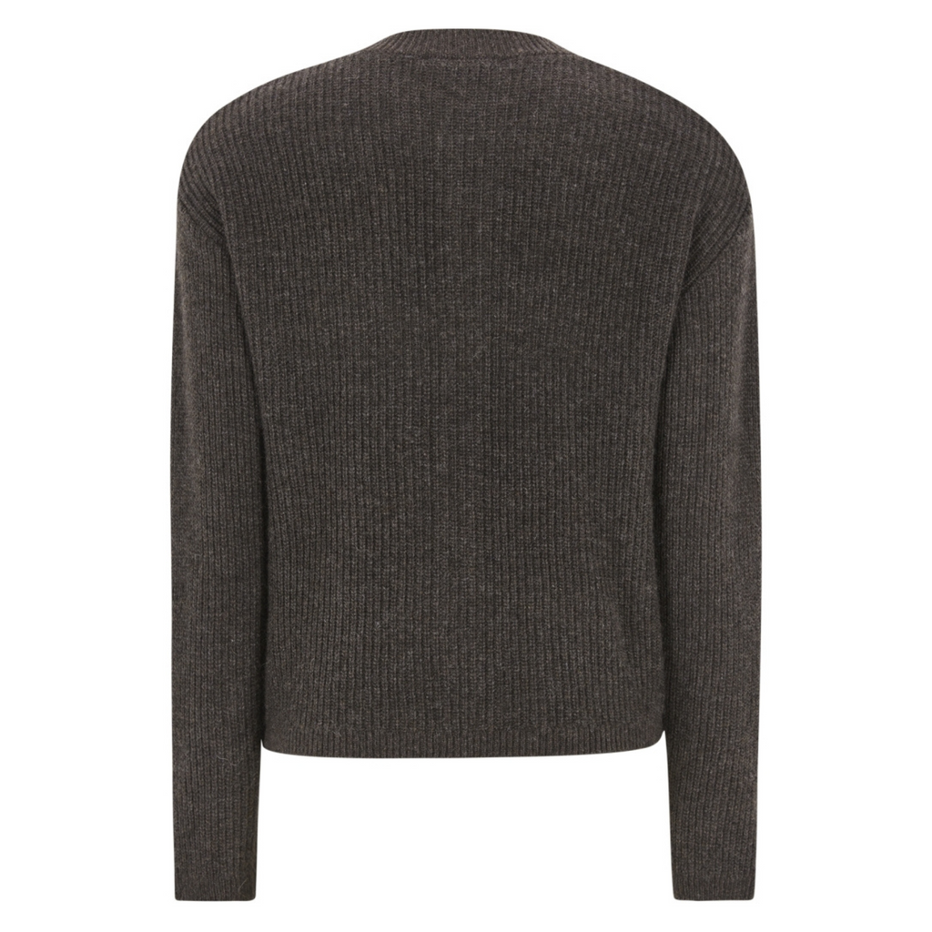 SOFT REBELS - CARDIGAN - WEST SR425-202 - COFFEE QUARTZ MELANGE
