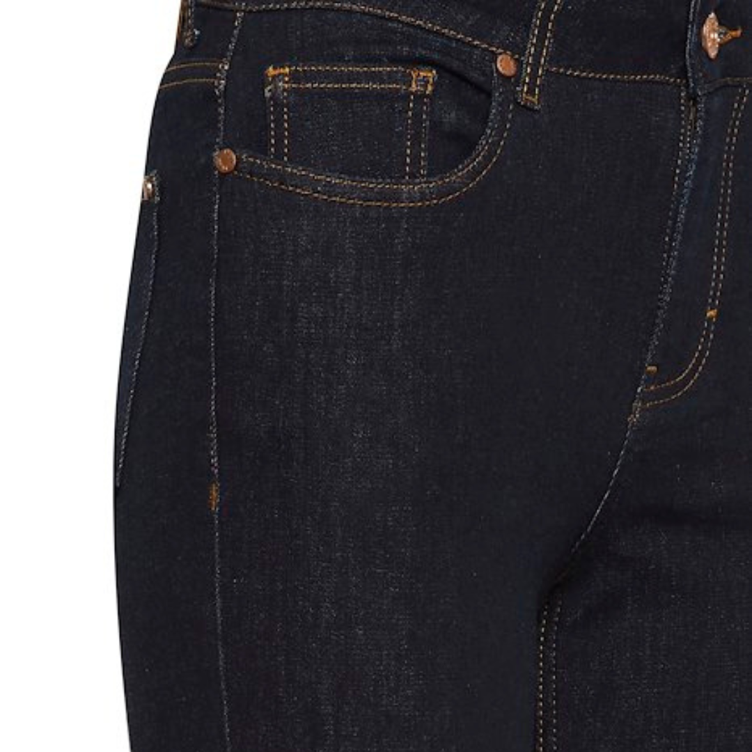 PULZ JEANS - JEANS - EMMA 50206336 - UN-WASH DARK BLUE
