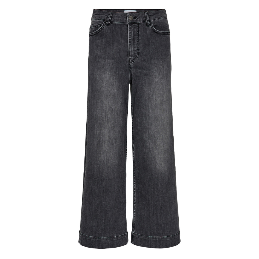 NÜMPH - JEANS - PARIS CROPPED 703760 - DARK GREY DENIM