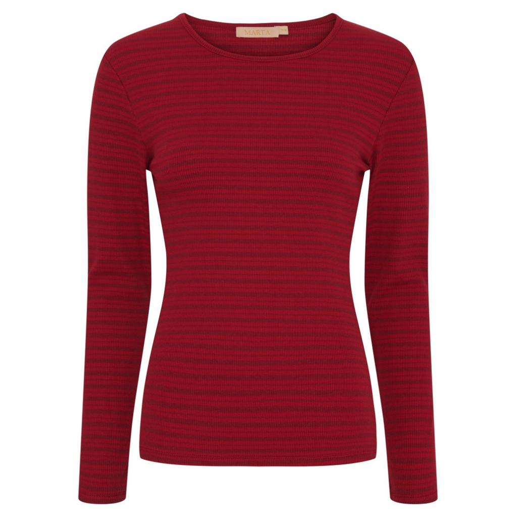 MARTA DU CHATEAU - BLUSE - NOEMIE 6546 - VINO/ROBINO