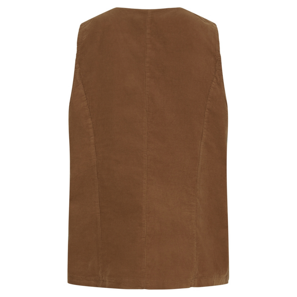 MARTA DU CHATEAU - VEST - HORTENSE 86188 - DARK CAMEL