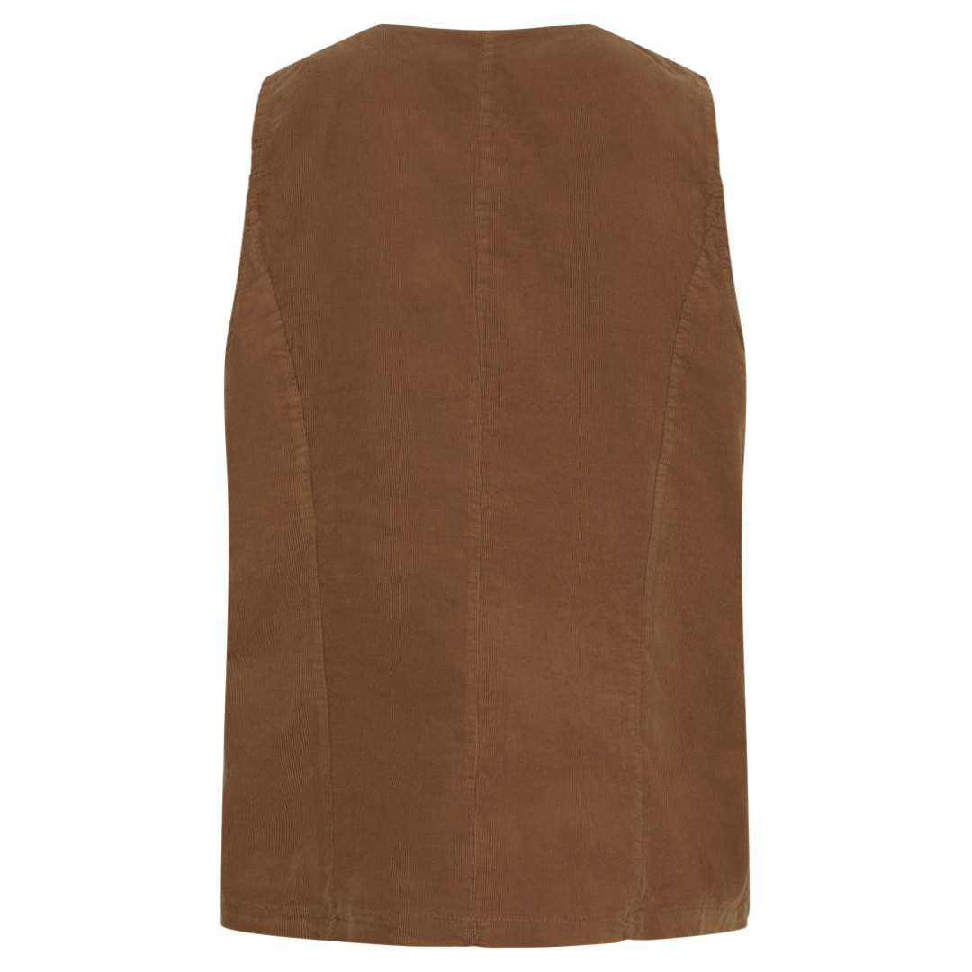 MARTA DU CHATEAU - VEST - HORTENSE 86188 - DARK CAMEL