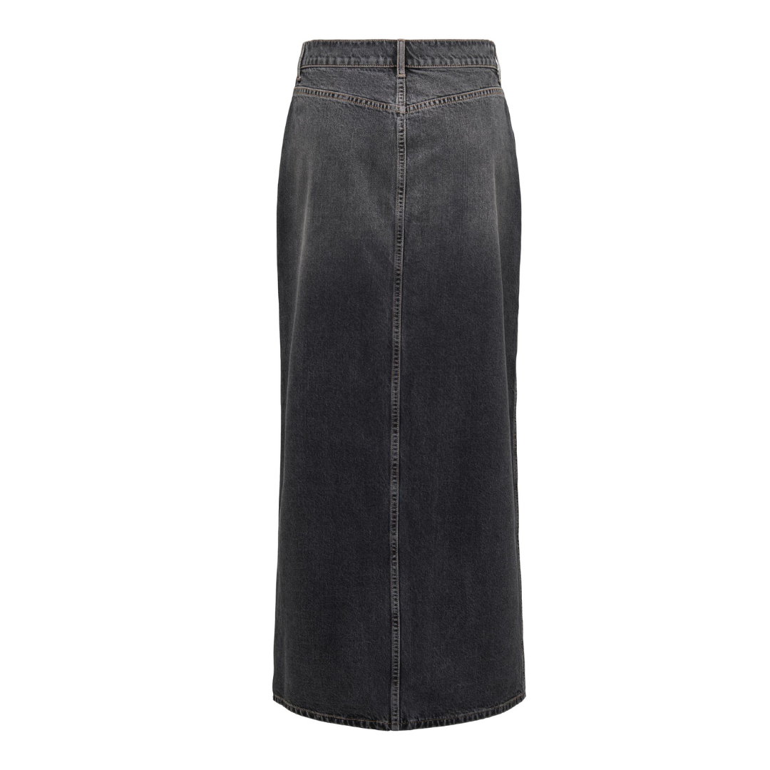 ONLY - DENIM NEDERDEL - CILLA 15320571 - WASHED BLACK