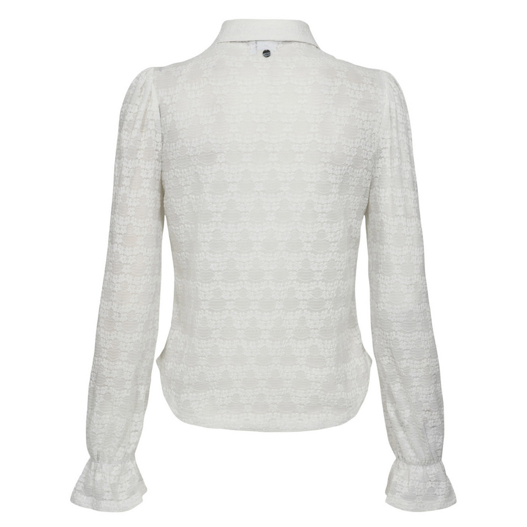 NÜMPH - SKJORTE - RENE 703999 - CLOUD DANCER