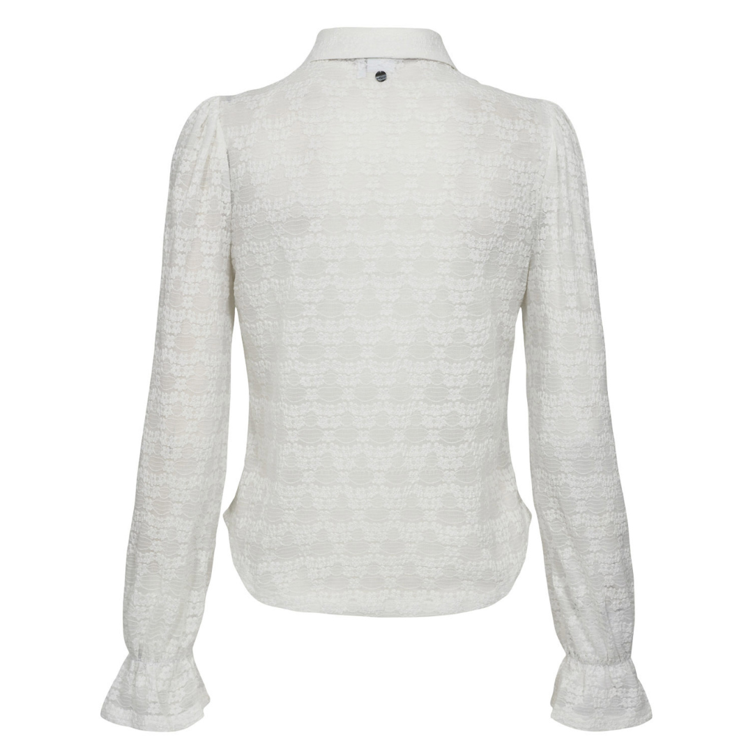NÜMPH - SKJORTE - RENE 703999 - CLOUD DANCER