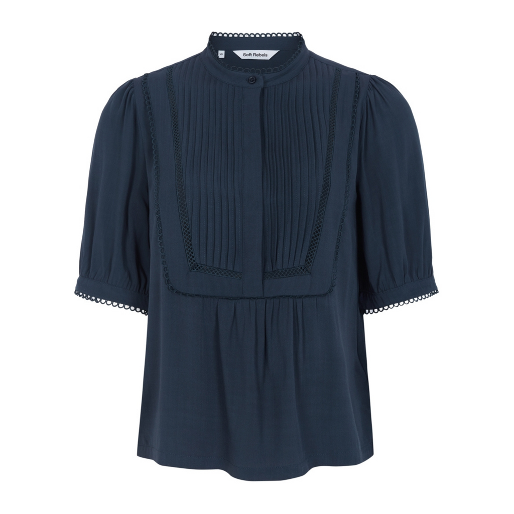 SOFT REBELS - BLUSE - LINDA SR225-703 - TOTAL ECLIPSE