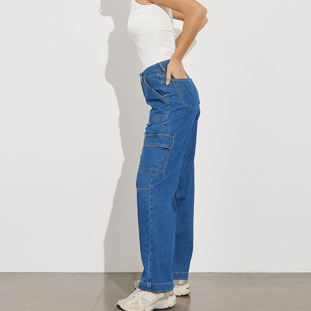 GLOBAL FUNK - JEANS - NELLIEA - BLUE