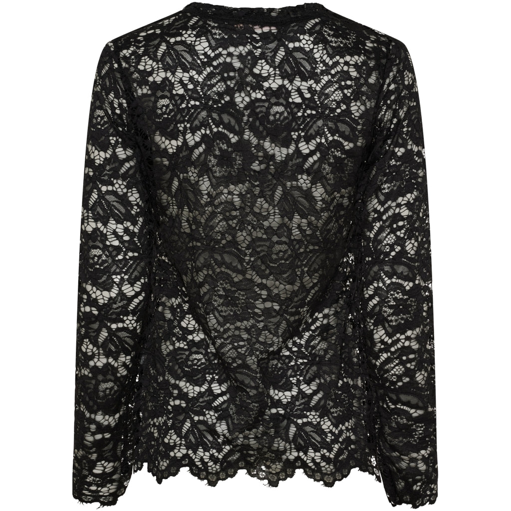 MARTA DU CHATEAU - BLUSE - MILLEY 7707 - SORT