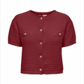 ONLY - CARDIGAN - KIEL BUTTON 15357616 - CABERNET