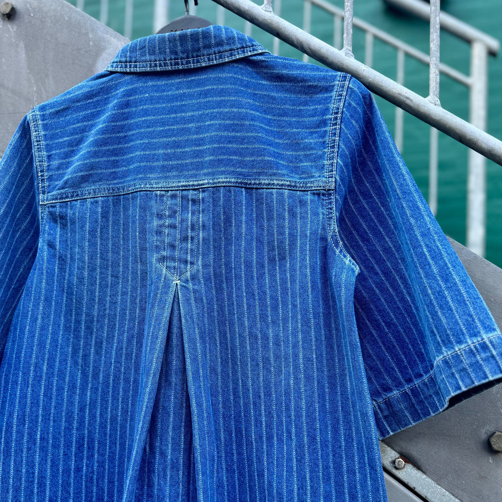 GLOBAL FUNK - KJOLE - MIRA 73378815 - MID BLUE STRIPE