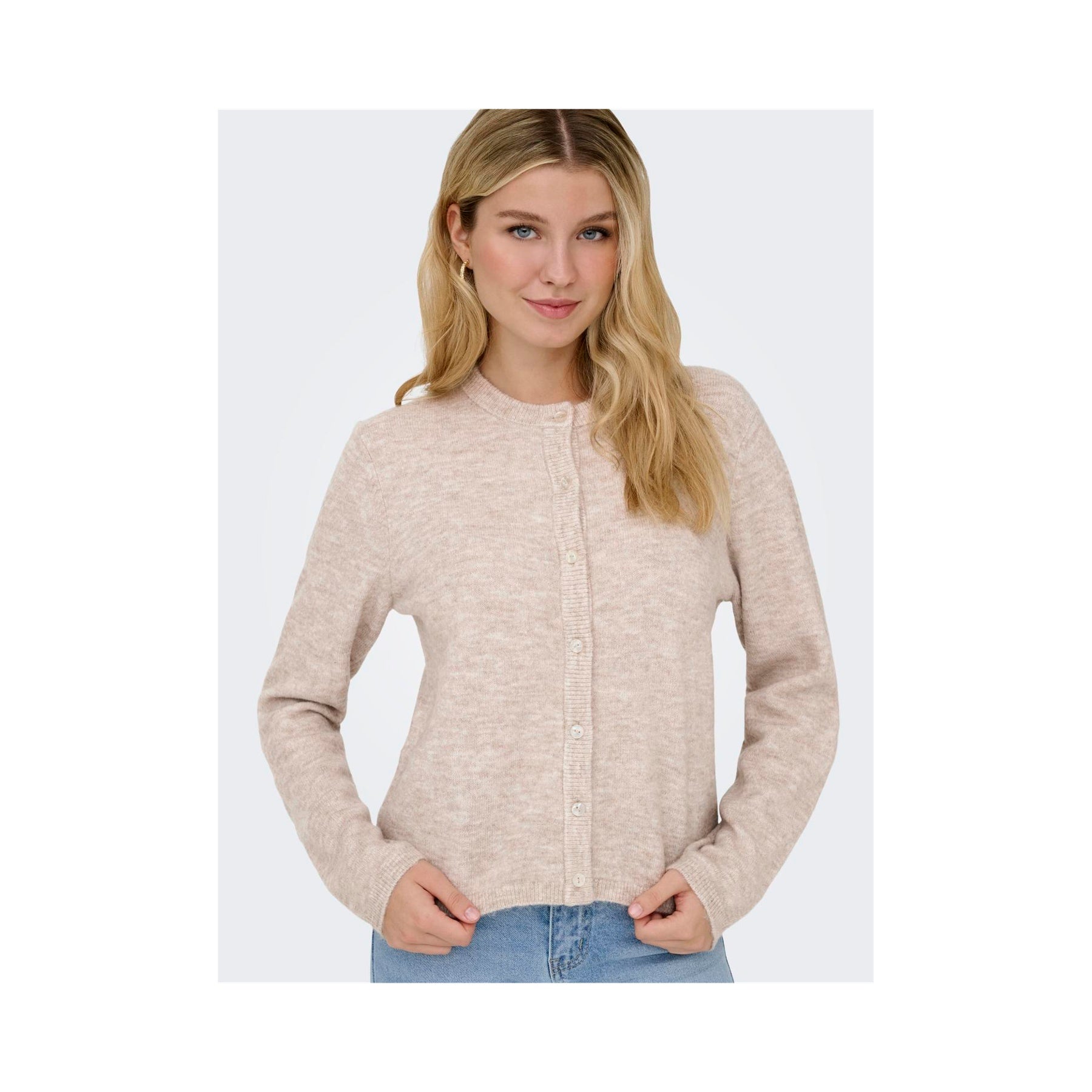 ONLY - CARDIGAN - SIMONI 15368980 - PUMICE STONE