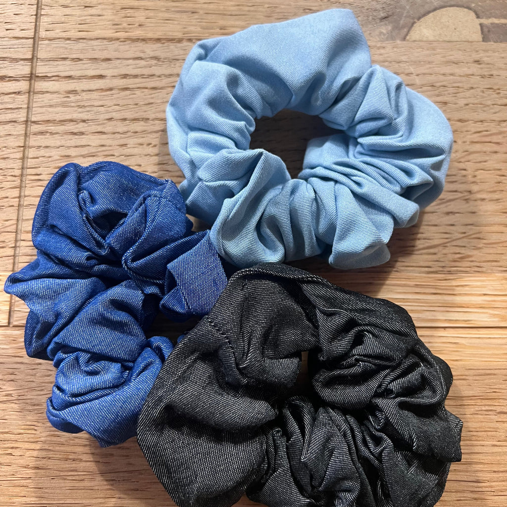 ONLY - SCRUNCHIE - 15334020 - BLACK DENIM