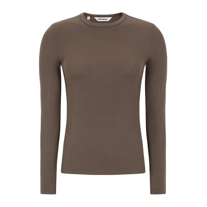 SOFT REBELS - BLUSE - FENJA SRAW22-300 - COFFEE QUARTZ