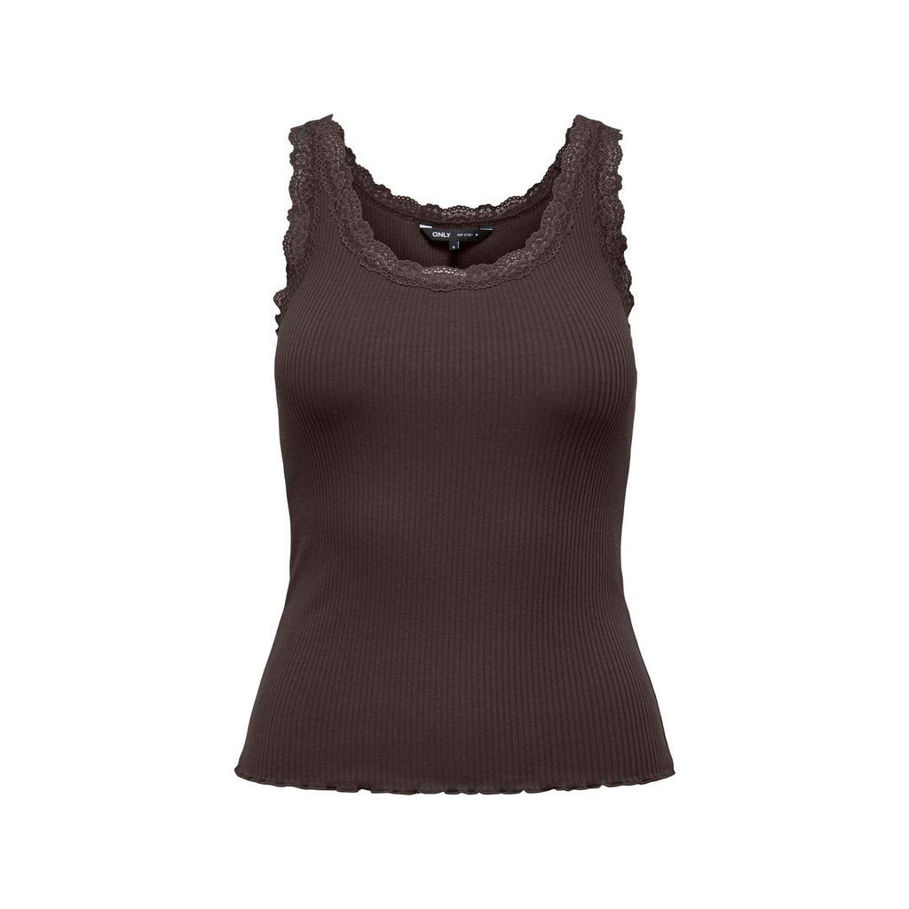 ONLY - TANKTOP - SARA SHARAI 15345994 - CHOCOLATE TORTE