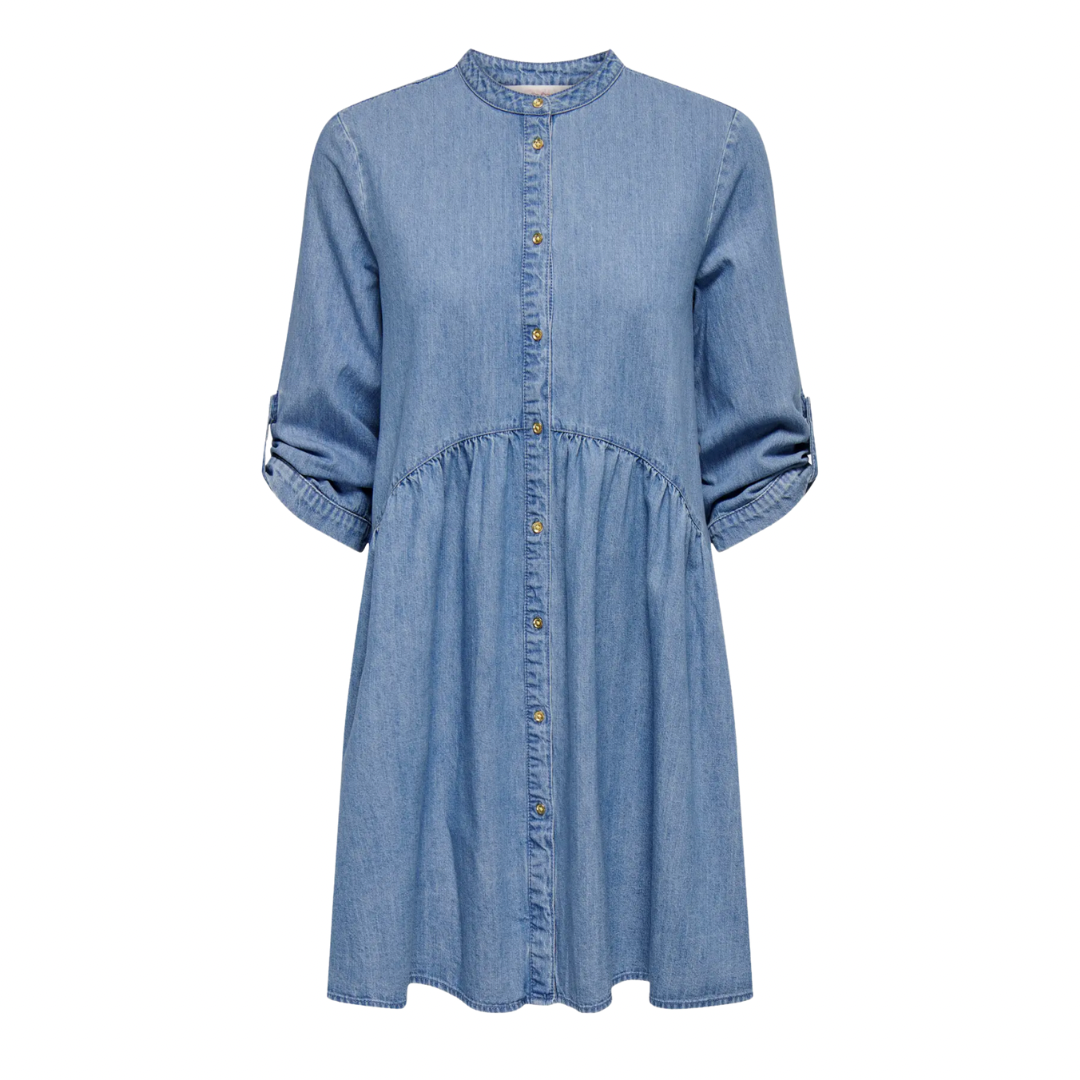 ONLY - DENIM KJOLE - CHICAGO 15275849 - LIGHT BLUE DENIM