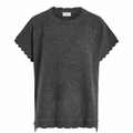 VILA - PONCHO - SUMMER - 14099941 - DARK GRAY MEL