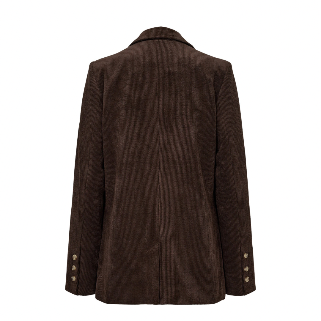 NÜMPH - BLAZER - THEA 706025 - BLACK COFFEE
